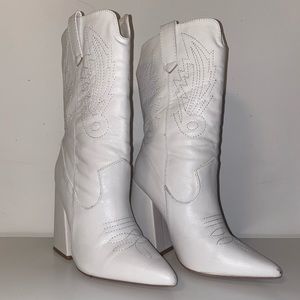 White Cowboy Boots
